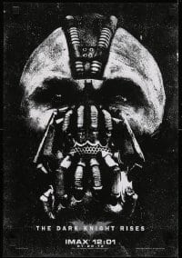 3k978 DARK KNIGHT RISES IMAX mini poster 2012 the legend ends, cool close-up art of Bane!