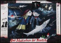 3k213 DAS SCHATZCHEN DER PIRATIN 24x33 German stage poster 1994 great wild fantasy art by Mirtschin!