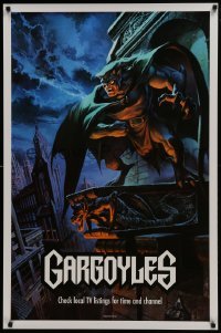 3k149 GARGOYLES tv poster 1994 Disney, striking fantasy cartoon artwork of Goliath!