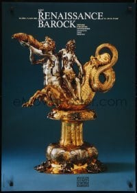3k619 KUNST DER RENAISSANCE UND DES BAROCK 24x33 German museum/art exhibition 1988 gold sculpture!