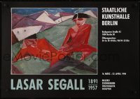 3k622 LASAR SEGALL 24x33 German museum/art exhibition 1990 Russisches Dorf by the artist!