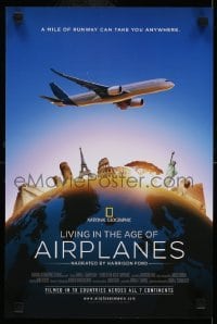 3k984 LIVING IN THE AGE OF AIRPLANES mini poster 2015 jet travel, narrated by Harrison Ford!