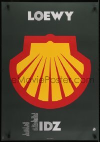 3k626 LOEWY IDZ 24x33 German museum/art exhibition 1990 Raymond art of Shell logo upside down!