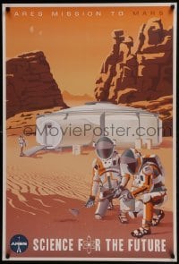 3k767 MARTIAN group of 3 27x40 special posters 2015 Damon, IMAX, different artwork by Steve Thomas!