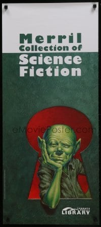 3k769 MERRIL COLLECTION OF SCIENCE FICTION 16x37 Canadian poster 2000s Martians Go Home by Freas!