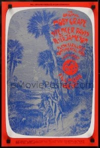 3k349 MOBY GRAPE/SPENCER DAVIS/PETER JAMESON 14x21 music poster 1971 Daniel Danger art!