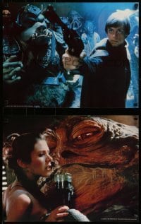 3k127 RETURN OF THE JEDI group of 4 17x22 special posters 1983 Luke, top cast, Procter & Gamble!