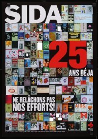 3k510 SIDA 25 ANS DEJA 17x24 Luxembourg special poster 2000s HIV/AIDS, many posters!