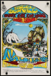 3k361 SIEGEL-SCHWALL/BUDDY GUY/HOUR GLASS/MANCE LIPSCOMB 14x21 music poster 1968 Joel Beck!