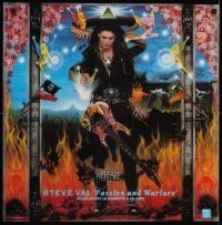 3k394 STEVE VAI 24x24 music poster 1990 Passion and Warfare, great seated portrait!