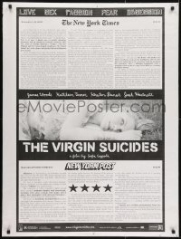 3k811 VIRGIN SUICIDES 30x40 special poster 2000 Sofia Coppola directed, pretty Kirstin Dunst!