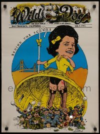 3k534 WILD DOG 18x24 special poster 1985 wild Robert Crumb & Victor Moscoso artwork!