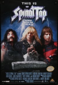 3k840 THIS IS SPINAL TAP 27x40 video poster R2000 Rob Reiner heavy metal rock & roll cult classic!