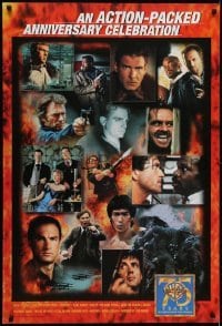 3k842 WARNER BROS: 75 YEARS ENTERTAINING THE WORLD 27x40 video poster 1998 action-packed images!