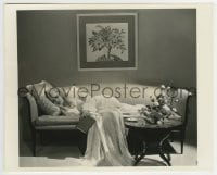3m160 ANITA LOUISE 8.25x10 still 1936 posing as sleeping beauty in silk negligee by Welbourne!