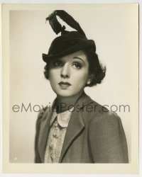 3m165 ANN PRESTON 8.25x10.25 still 1936 great head & shoudlers portrait in cool hat from Parole!