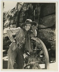 3m176 ARIZONA 8x10 still 1940 great portrait of dirty smiling cowgirl Jean Arthur by Lippman!