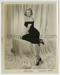 3m182 ASPHALT JUNGLE 8x10.25 still R1954 full-length portrait of sexy young Marilyn Monroe!