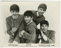 3m199 BEATLES COME TO TOWN 8.25x10 still 1964 Paul smoking cigarette, John, Ringo & George portrait!