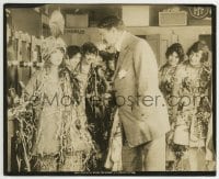 3m203 BEHIND THE SCENES 8.25x10 still 1914 tall man with Mary Pickford & girls in dressing room!