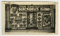 3m004 BLACKWELL'S ISLAND 2.75x4.5 photo 1939 gangster John Garfield runs racket in prison, display!