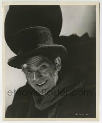 3m231 BODY SNATCHER 8.25x10 still 1944 best portrait of Boris Karloff in top hat by Bachrach!