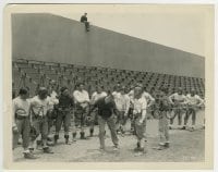 3m247 BROTHERLY LOVE 8x10.25 still 1928 Karl Dane teaching football to convicts behind prison wall!