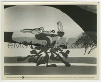 3m248 BUGS BUNNY & ROAD RUNNER MOVIE 8.25x10 still 1979 Wile E. Coyote running with fork & knife!