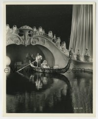 3m256 CAIN & MABEL 8.25x10 still 1936 Marion Davies on gondola under bridge in elaborate set!