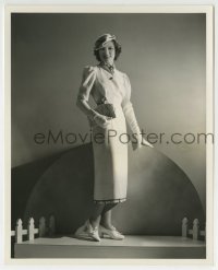 3m262 CAROL HUGHES 8.25x10 still 1936 modeling a white twill spectator outfit by Welbourne!