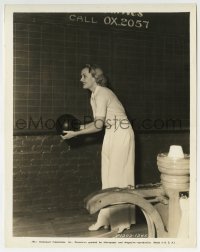 3m266 CAROLE LOMBARD 8x10 still 1937 the pretty blonde is smiling while preparing to bowl a strike!