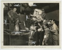 3m313 CRUSADES candid 8x10 still 1935 Cecil B. DeMille filmed for short about making of the movie!