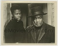3m314 CRY THE BELOVED COUNTRY 8x10 still 1951 close up of priest Sidney Poitier & Canada Lee!