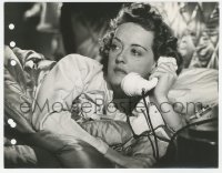 3m317 DARK VICTORY 7.5x9.5 still 1939 c/u of Bette Davis laying in bed with phone by Bert Six!