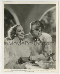 3m329 DESIRE 8x10.25 still 1936 romantic c/u of Gary Cooper & sexy Marlene Dietrich laughing!