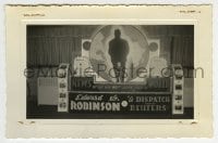 3m009 DISPATCH FROM REUTERS 3.5x5.25 photo 1940 Edward G. Robinson's shadow covers world, display!