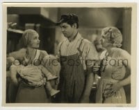 3m366 EASIEST WAY 8x10.25 still 1931 youngest Clark Gable between Constance Bennett & Anita Page!