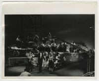 3m370 ED SULLIVAN SHOW TV 8.25x10 still 1954 Xavier Cugat & His Band performing in front of camera!