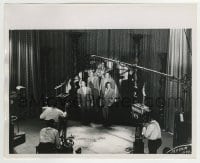 3m369 ED SULLIVAN SHOW TV 8.25x10 still 1954 The Mills Brothers performing in front of camera!