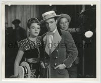 3m398 FOR ME & MY GAL 8.25x10 still 1942 close up of Judy Garland backstage with Gene Kelly!