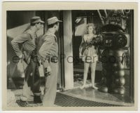 3m407 FORBIDDEN PLANET 8x10.25 still 1956 Nielsen & Stevens watch Robby the Robot & Anne Francis!
