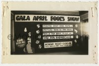 3m016 GALA APRIL FOOL'S SHOW 3.5x5.25 photo 1930s wear your tickleproof undies, theater display!