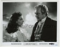 3m446 GONE WITH THE WIND 8x10.25 still R1974 great close up of Vivien Leigh & Thomas Mitchell!