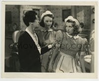 3m447 GOOD GIRLS GO TO PARIS 8x10 still 1939 Joan Blondell chastised by Eddy by Lippman!
