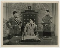3m452 GREAT DICTATOR 8x10.25 still 1940 Charlie Chaplin as Hitler-like dictator, Oakie & Daniell!