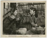 3m455 GREAT EXPECTATIONS 8x10.25 still 1947 John Mills & Valerie Hobson by window, Dickens, Lean