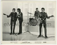 3m469 HARD DAY'S NIGHT 8x10.25 still 1964 great image of The Beatles performing in their 1st film!