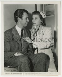 3m471 HARVEY candid 8.25x10 still 1950 James Stewart & Peggy Dow in a bit of off-stage horseplay!