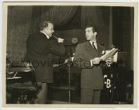 3m488 HOLLYWOOD HOTEL 8x10.25 radio publicity still 1937 Fred MacMurray, emcee & singing star!