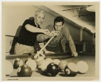 3m509 HUSTLER candid 8.25x10 still 1961 director Robert Rossen shows Paul Newman how to shoot pool!